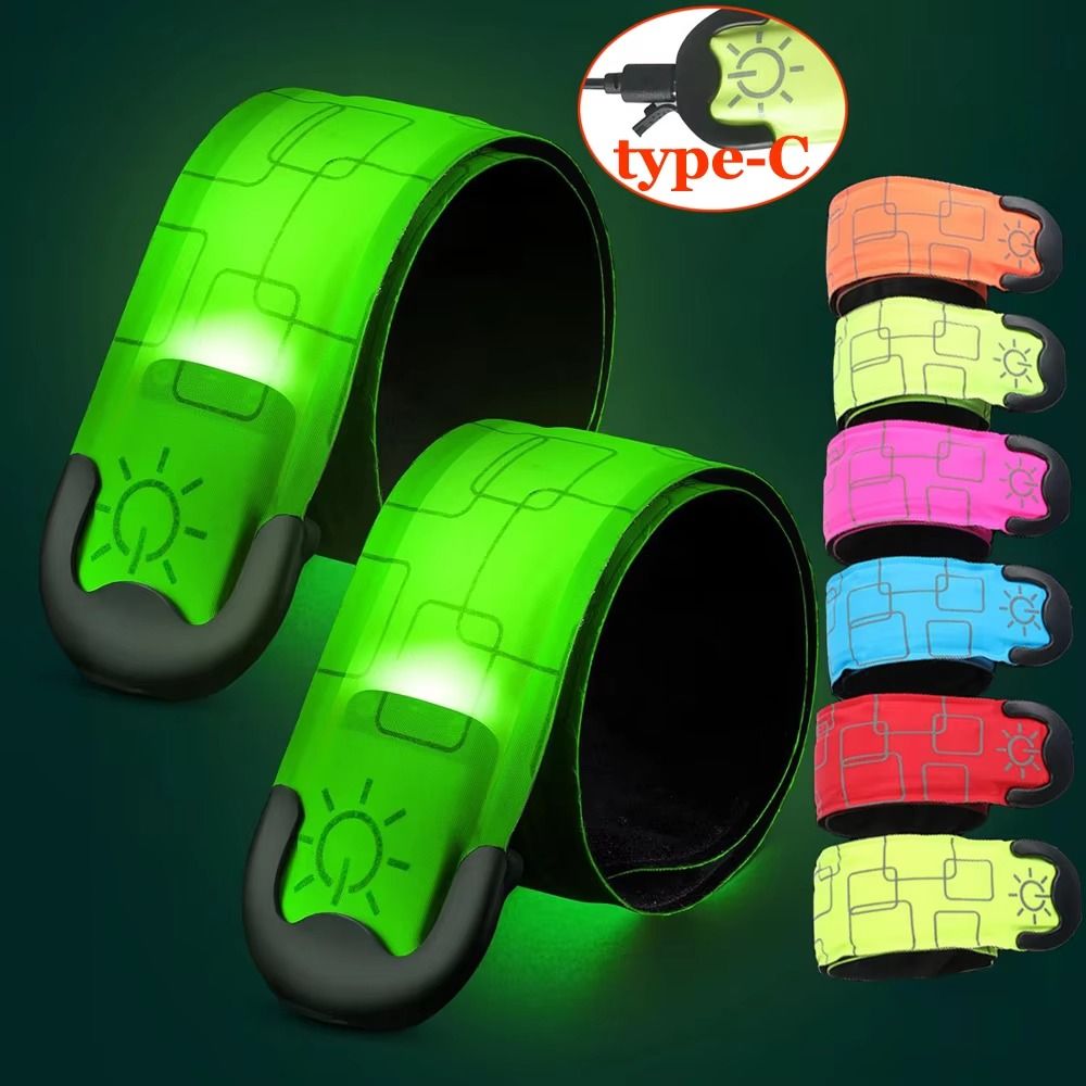 Running Gear Lights - Bracciale per corsa notturna stile batteria,