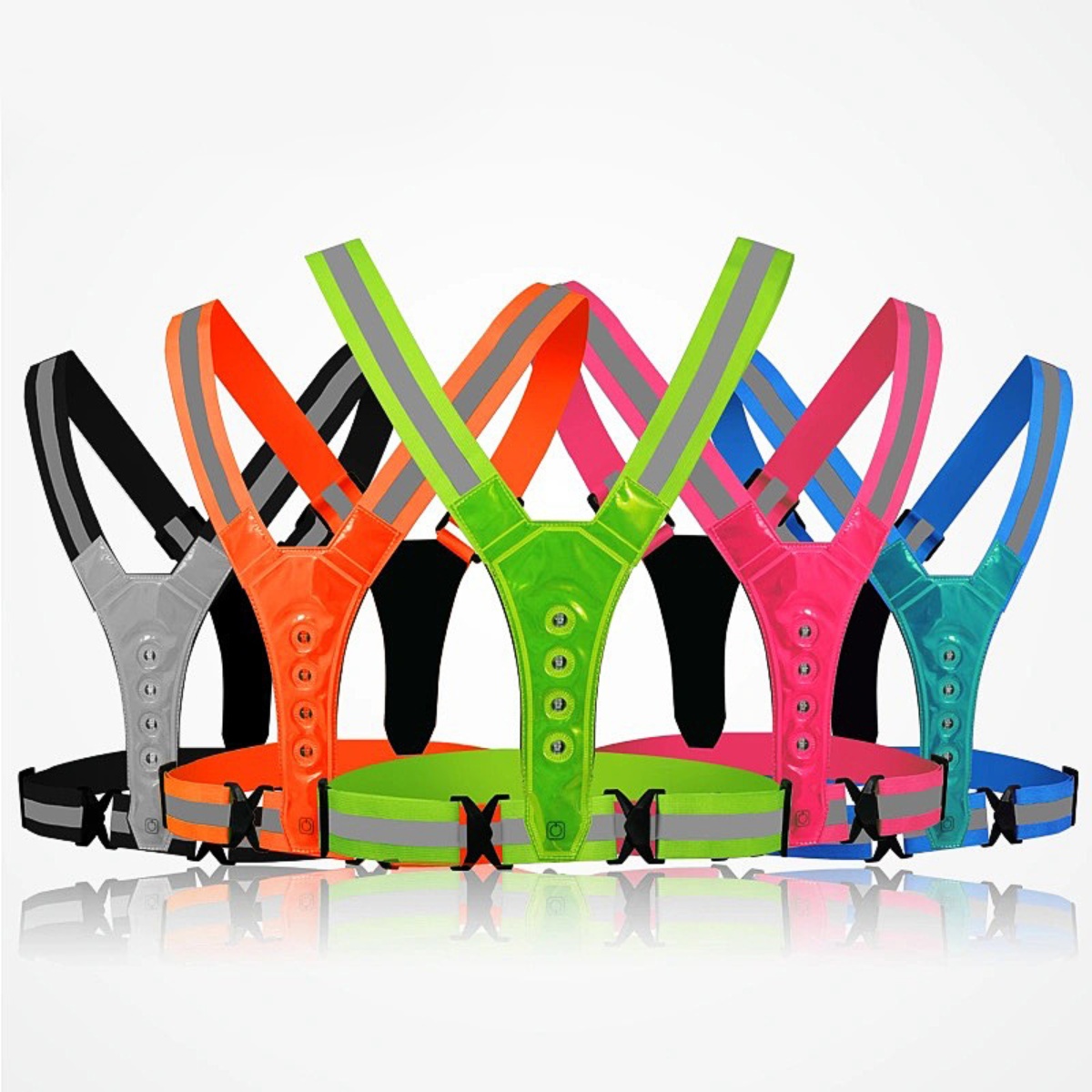 Running Gear Satisfy - Gilet di sicurezza da corsa e