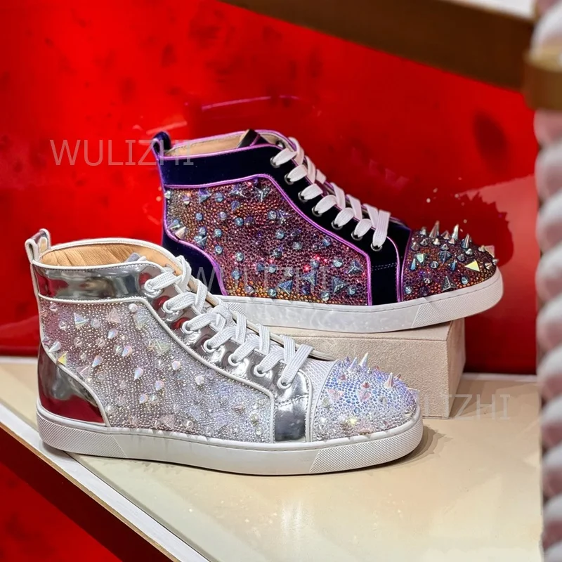 Running Gear Woman - Sneakers da uomo con rivetti in