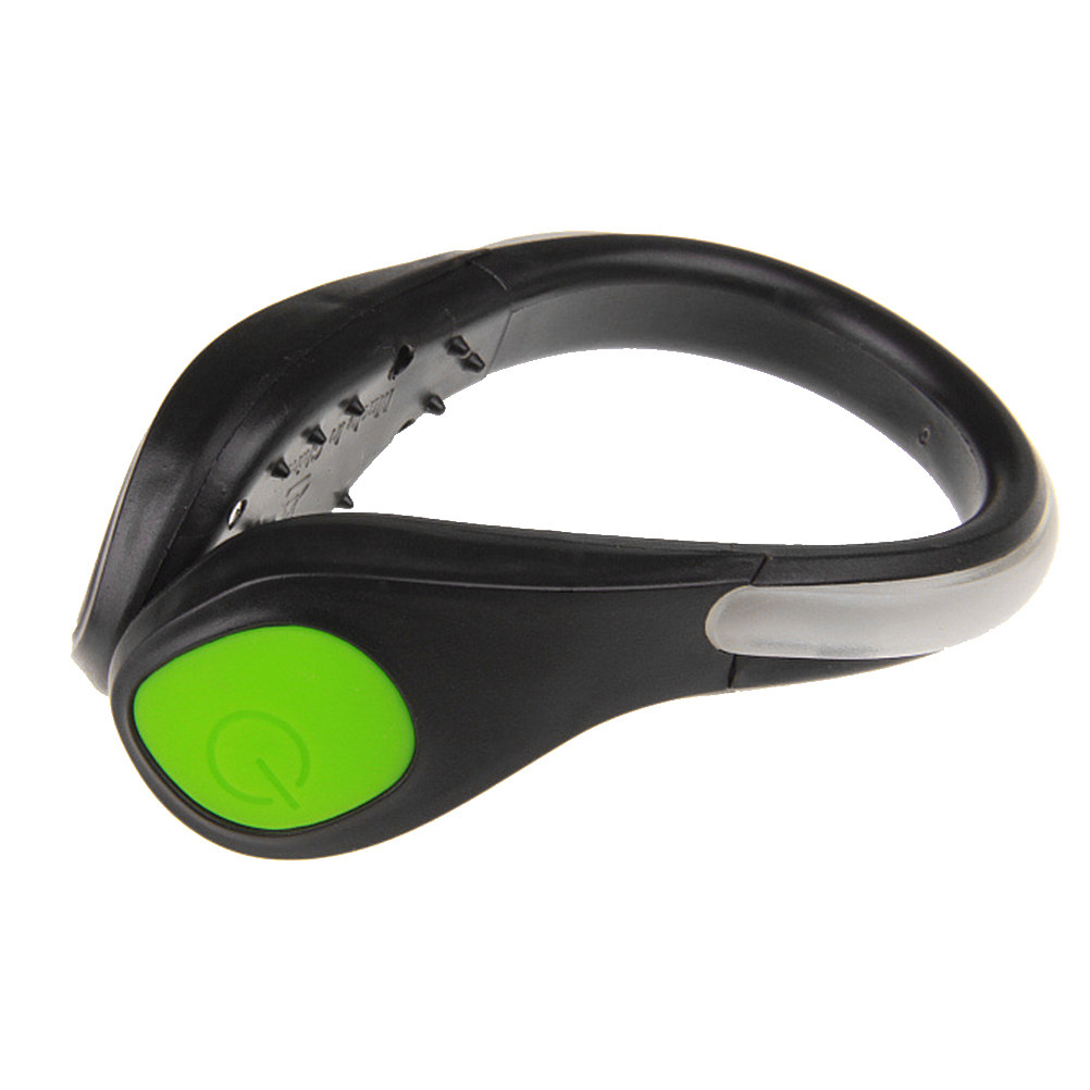 Running Jogging Gear - Clip LED per Scarpe Verde Luminoso,
