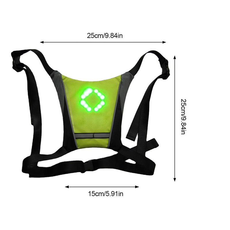Gilet di Sicurezza LED con Tel - Running Gear Lights recensione e prezzo