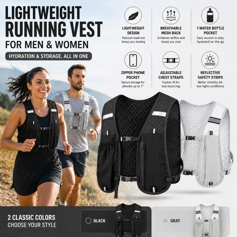 Gilet Riflettente Leggero per  - Running Gear Satisfy recensione e prezzo