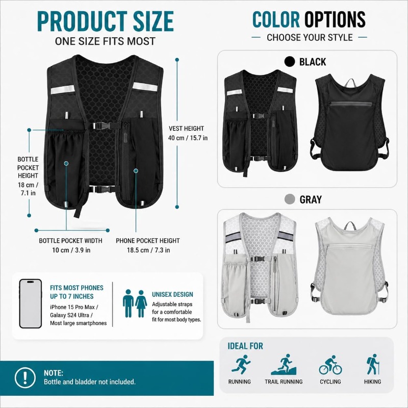 Gilet Riflettente Leggero per  - Running Gear Satisfy recensione e prezzo