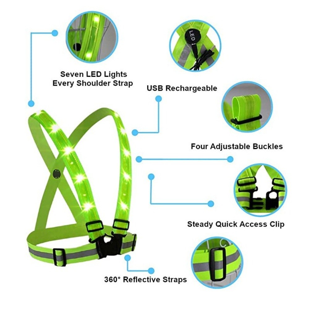 Nuovo Gilet di Sicurezza LED i - New Gear Running recensione e prezzo