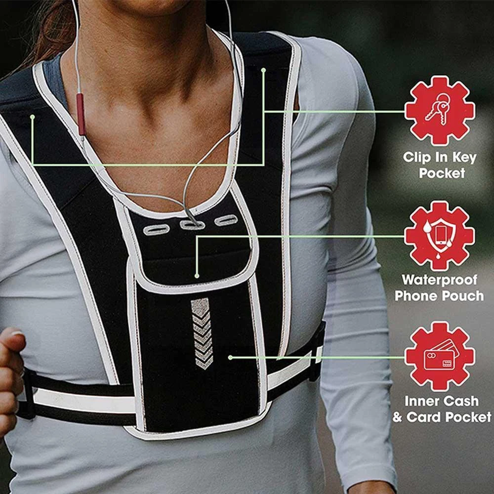 Gilet da corsa porta telefono  - Running Gear Satisfy recensione e prezzo